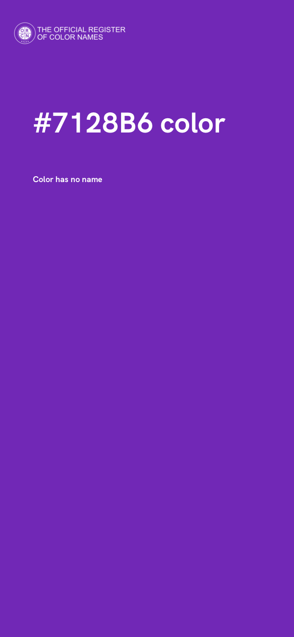 #7128B6 color image