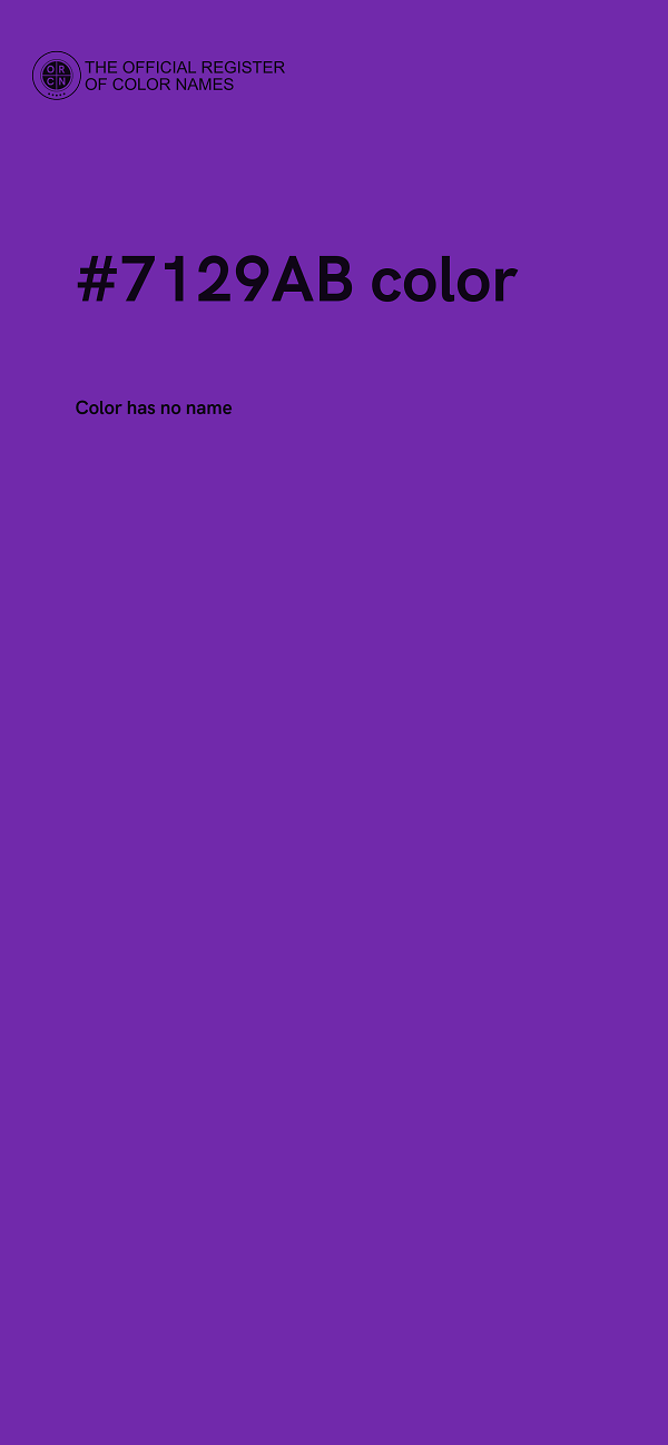 #7129AB color image