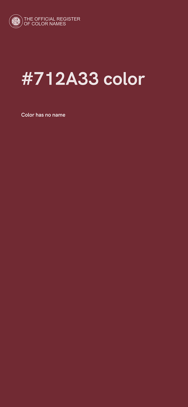 #712A33 color image