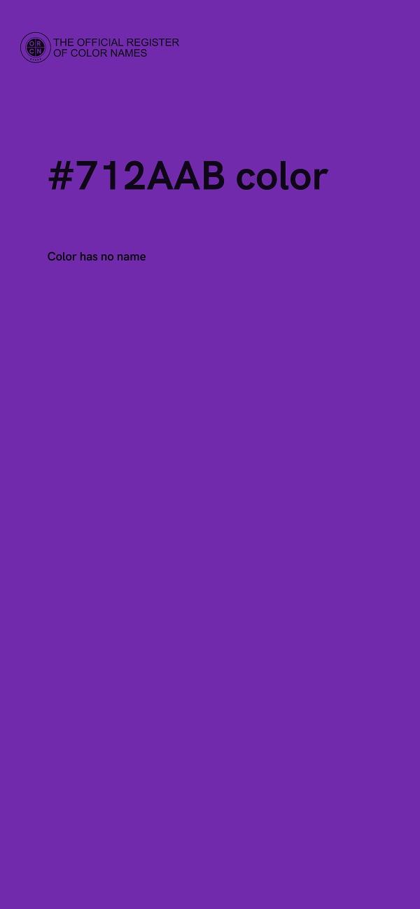 #712AAB color image