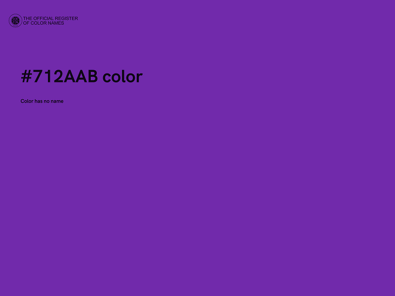 #712AAB color image