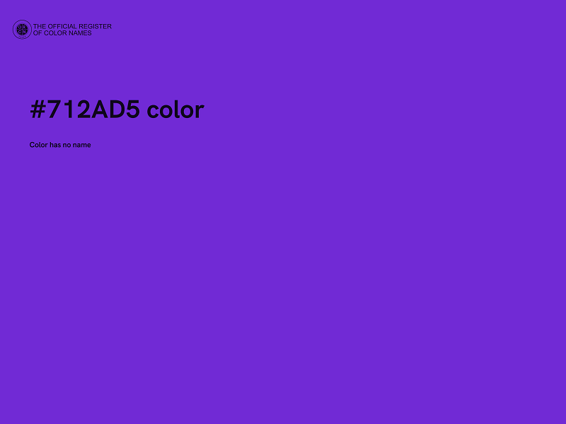 #712AD5 color image