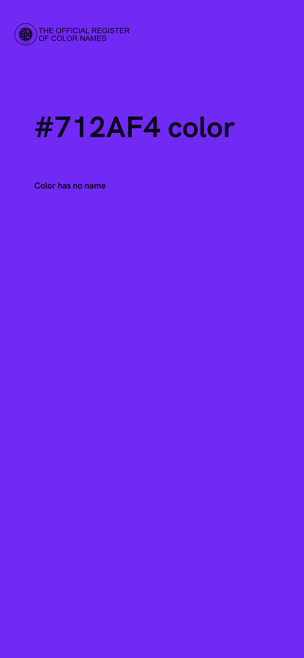 #712AF4 color image