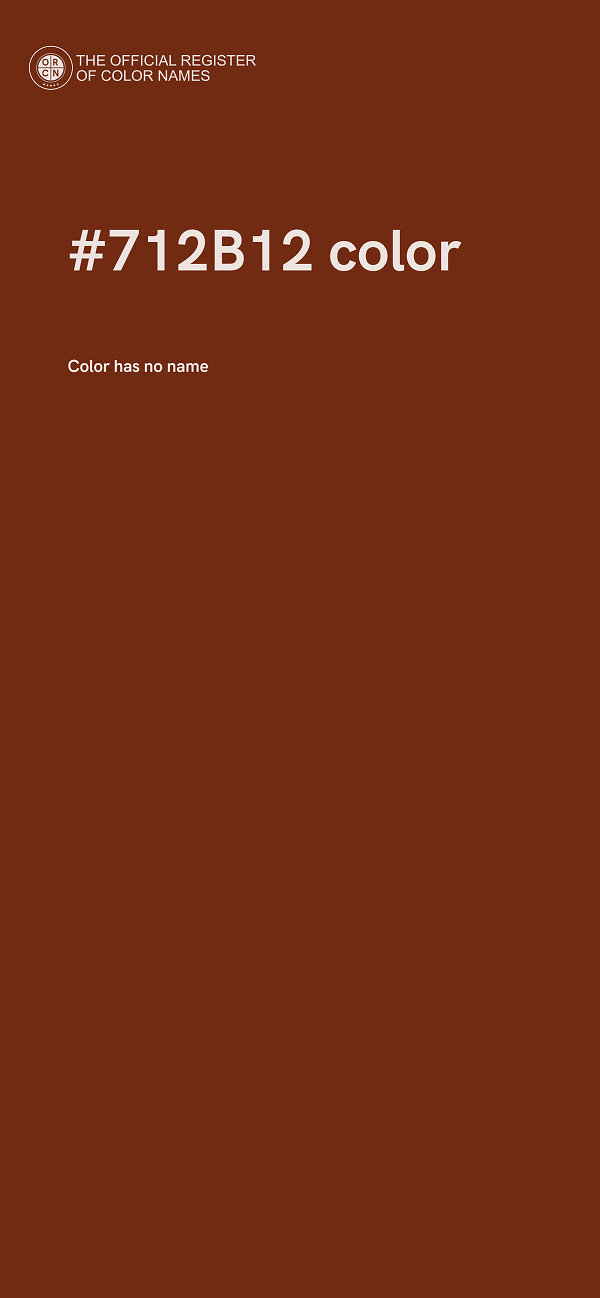 #712B12 color image