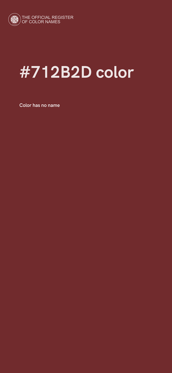 #712B2D color image