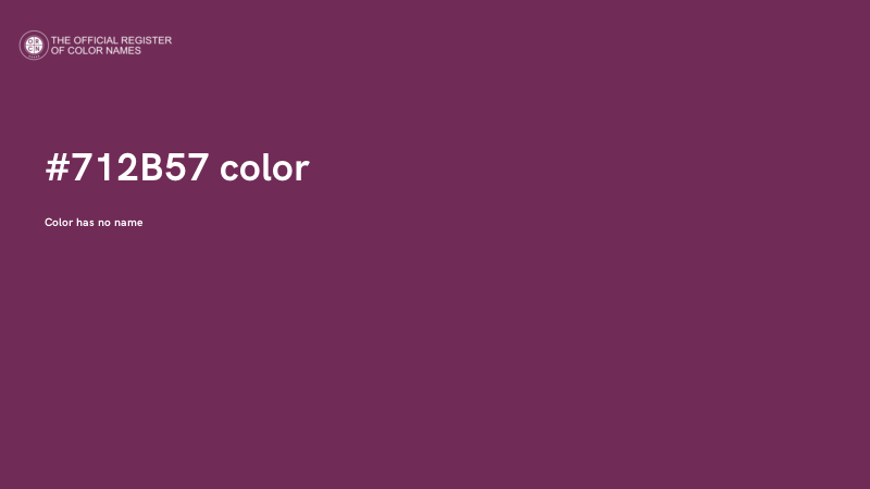 #712B57 color image