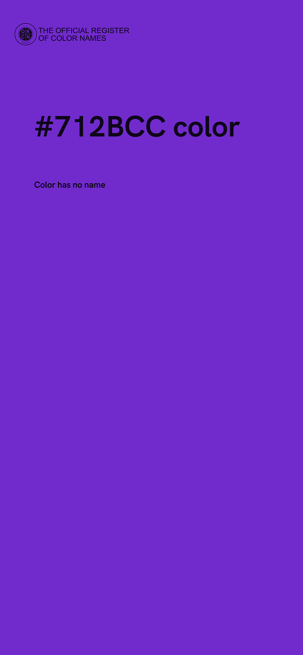 #712BCC color image