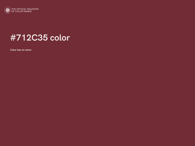 #712C35 color image