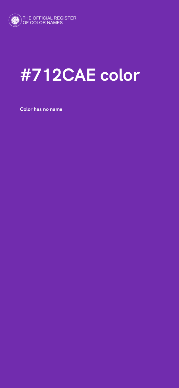 #712CAE color image