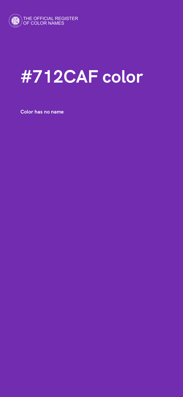 #712CAF color image