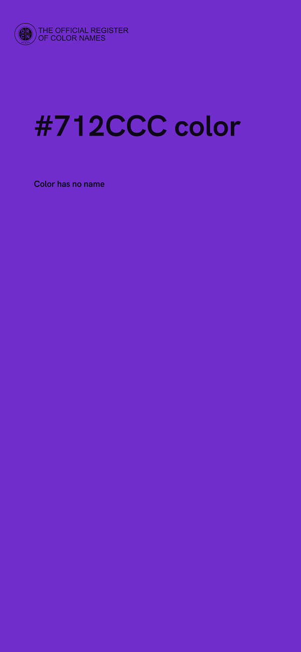#712CCC color image