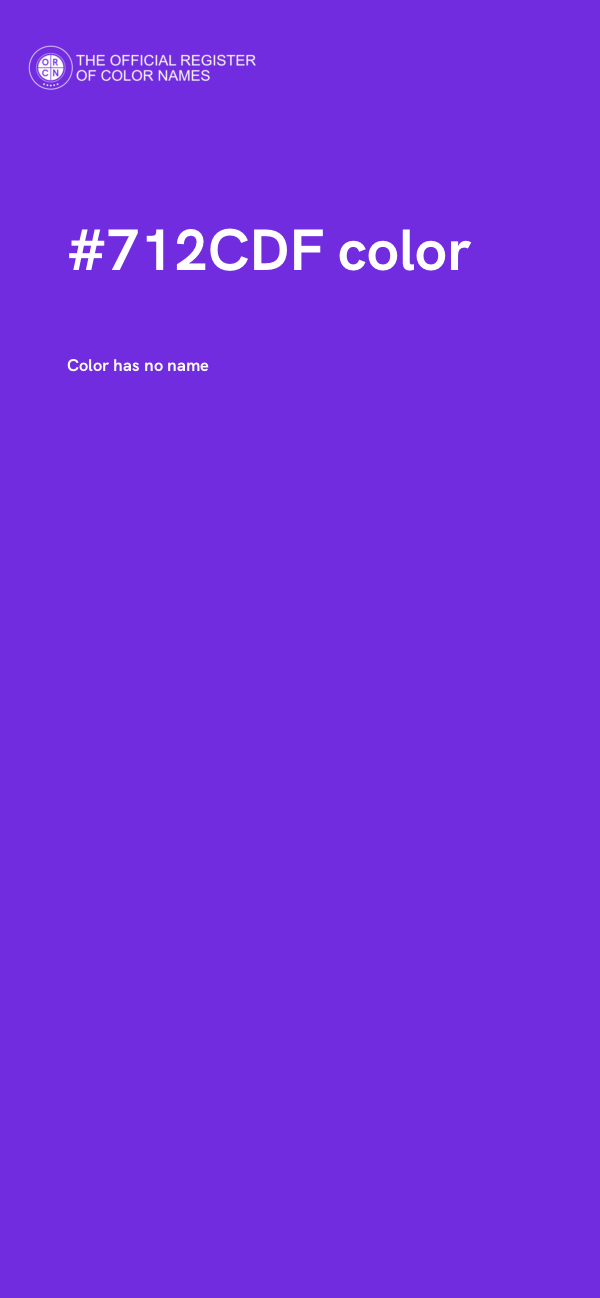 #712CDF color image