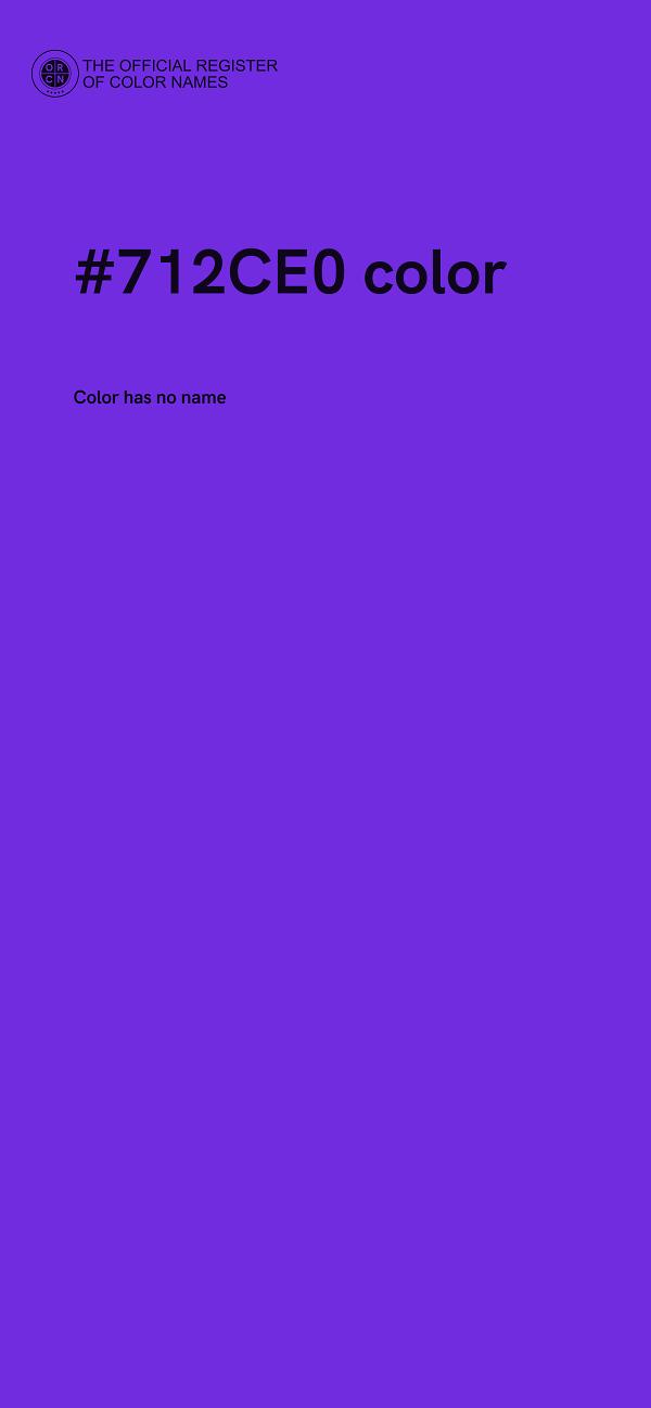 #712CE0 color image