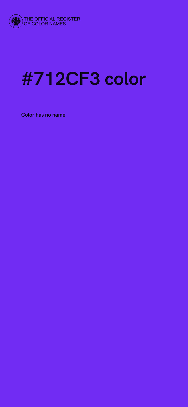 #712CF3 color image