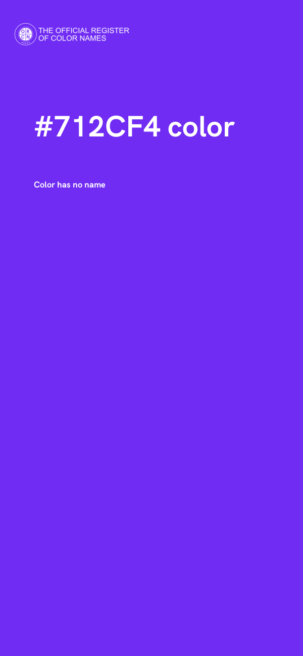 #712CF4 color image