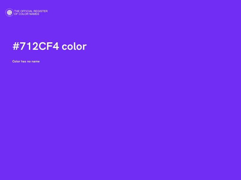 #712CF4 color image