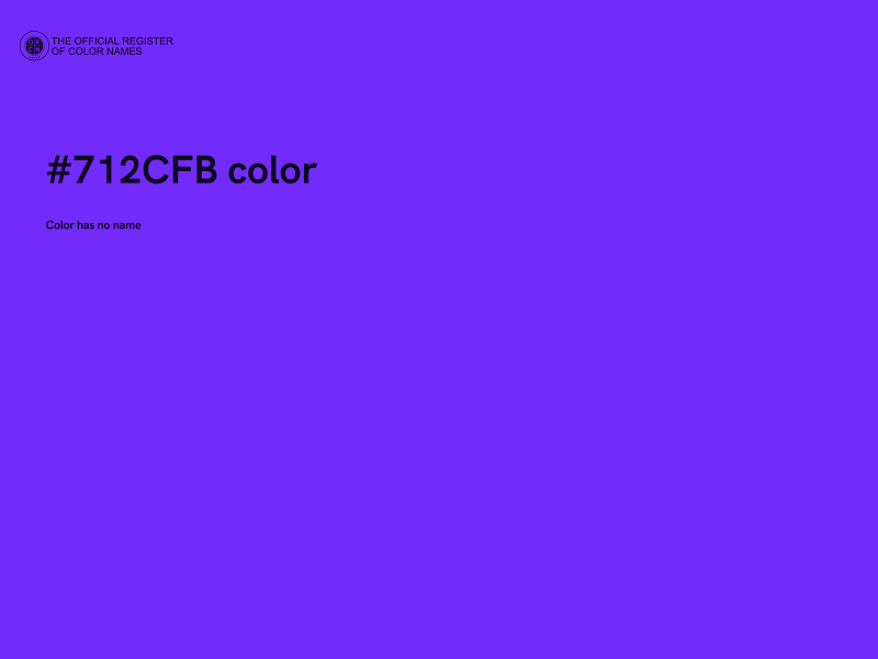 #712CFB color image