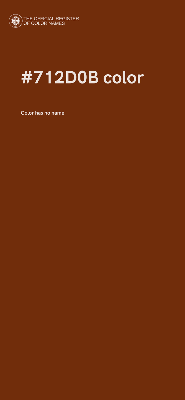 #712D0B color image