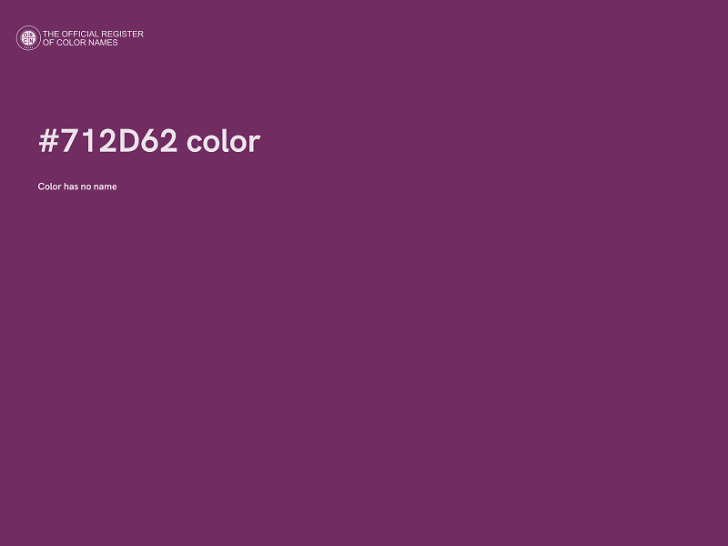 #712D62 color image