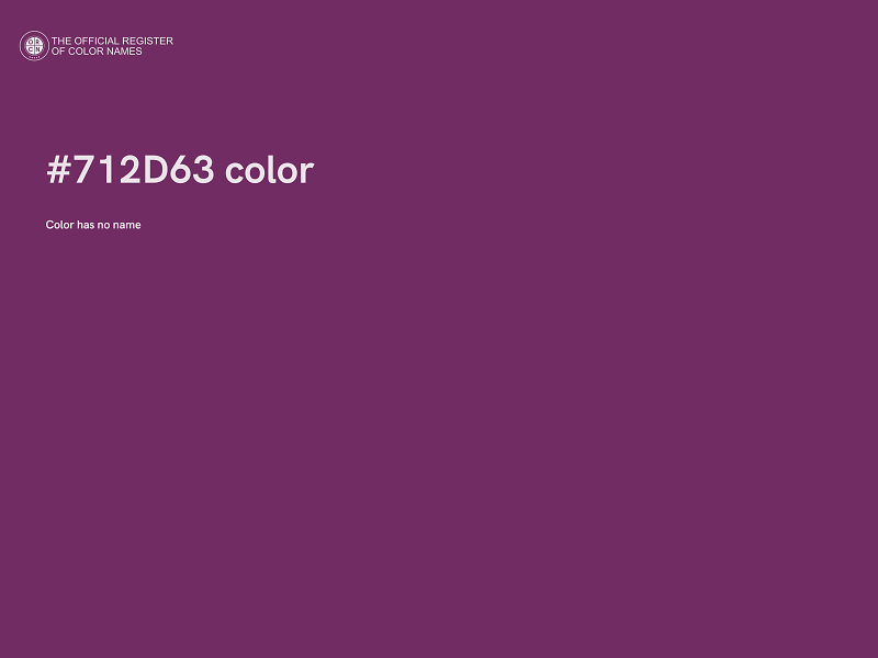 #712D63 color image