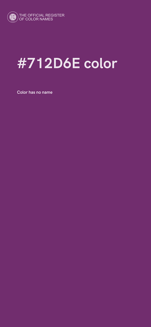 #712D6E color image