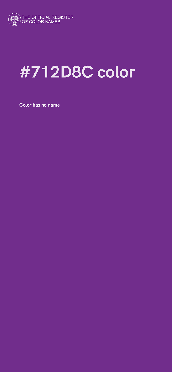 #712D8C color image