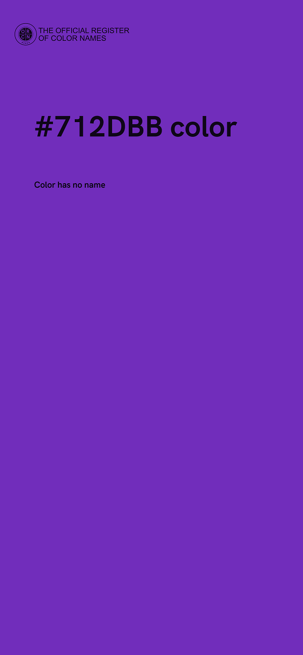 #712DBB color image