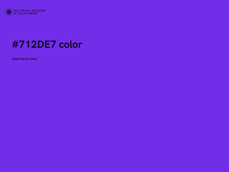 #712DE7 color image