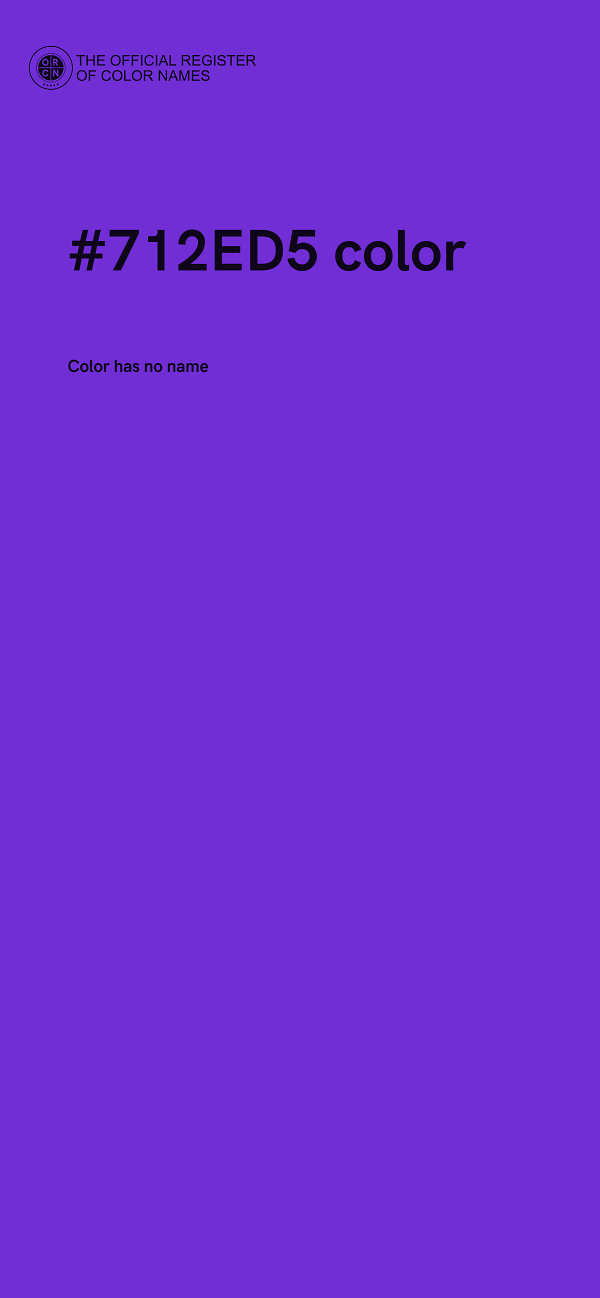 #712ED5 color image
