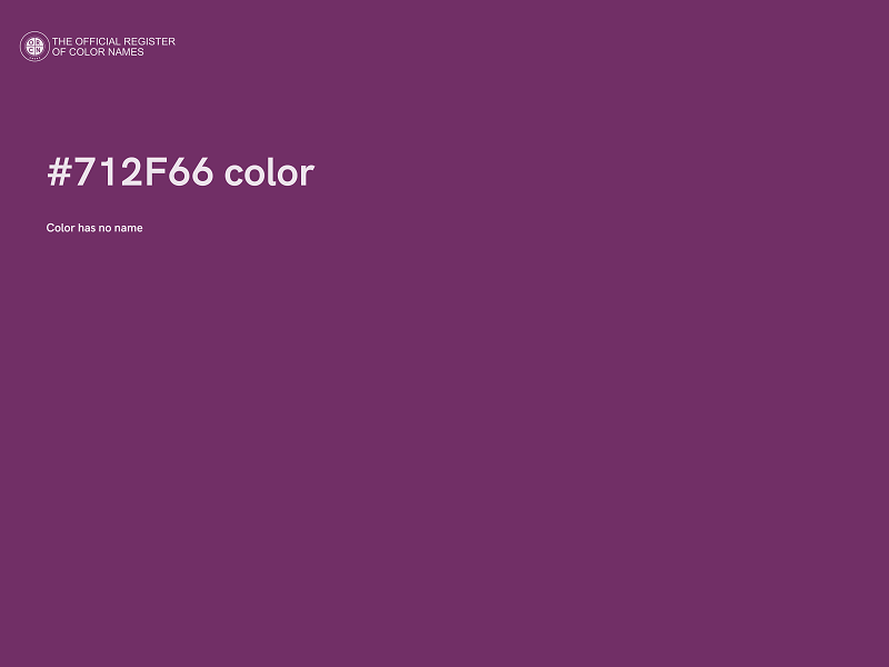 #712F66 color image