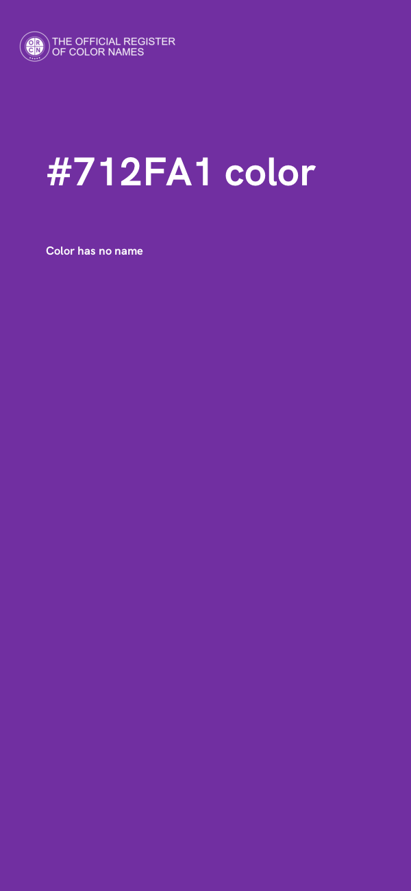 #712FA1 color image