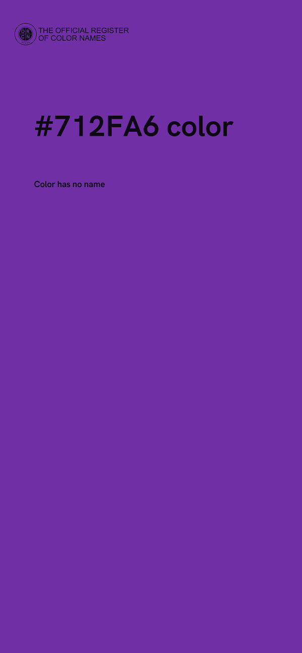 #712FA6 color image
