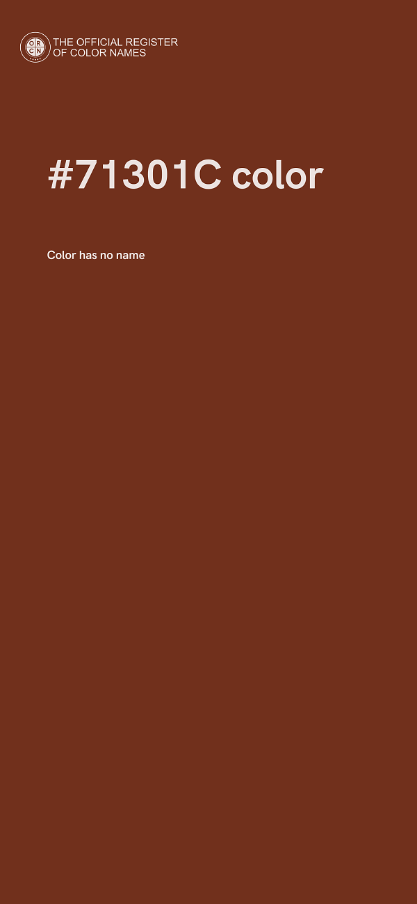 #71301C color image