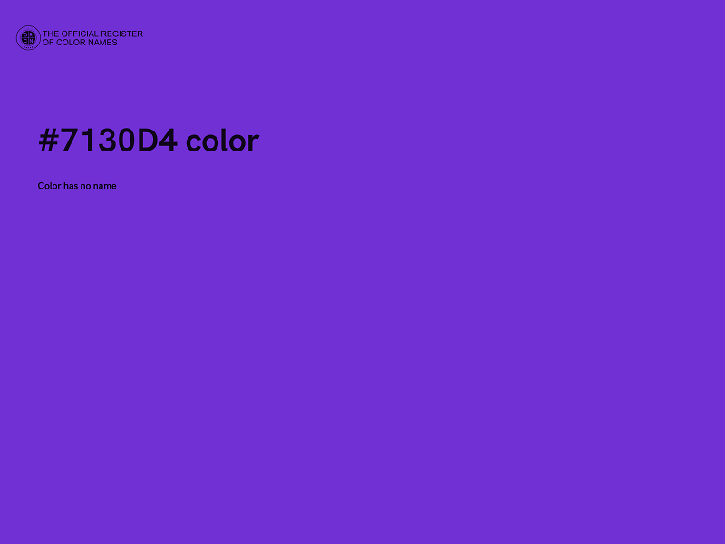 #7130D4 color image