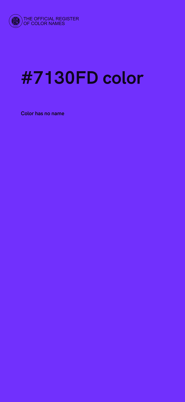 #7130FD color image