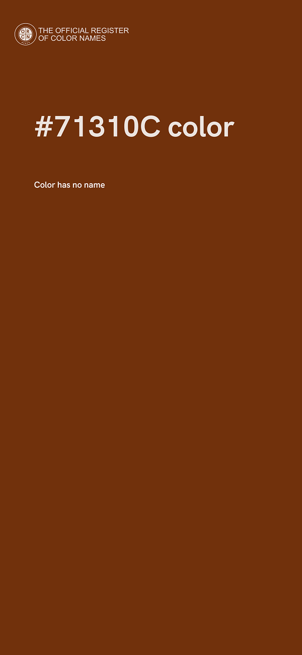 #71310C color image