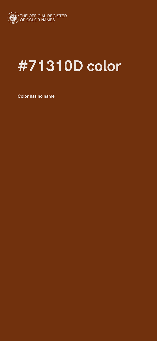 #71310D color image