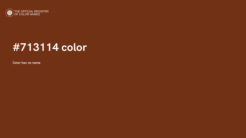 #713114 color image