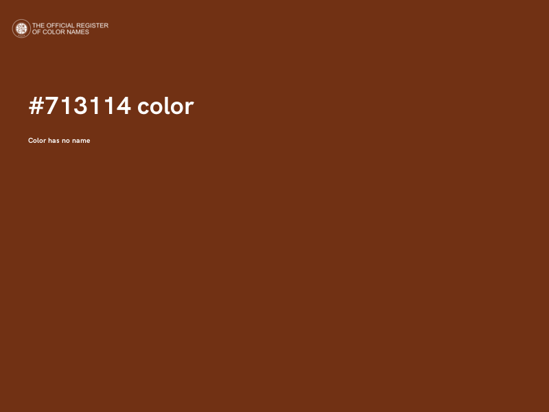 #713114 color image