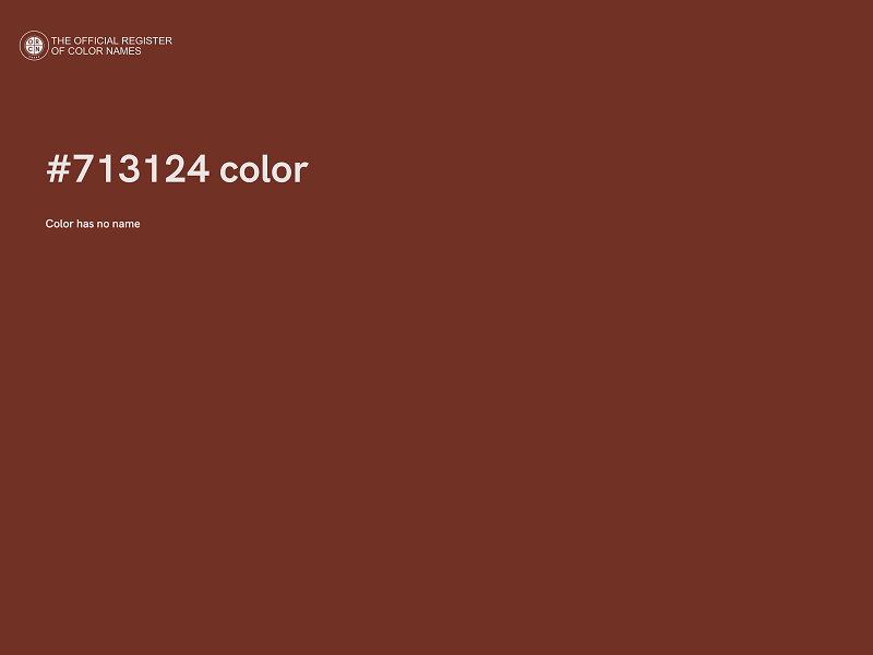 #713124 color image