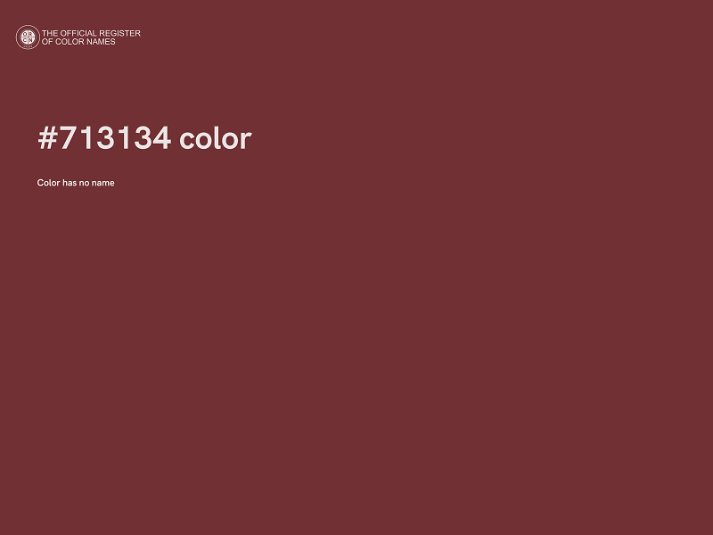 #713134 color image