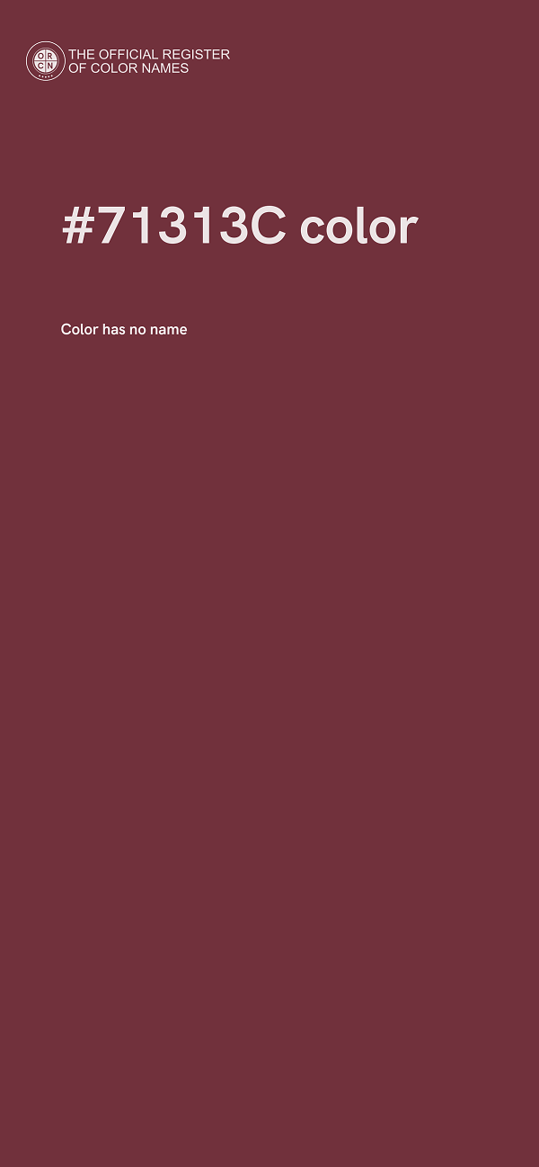 #71313C color image