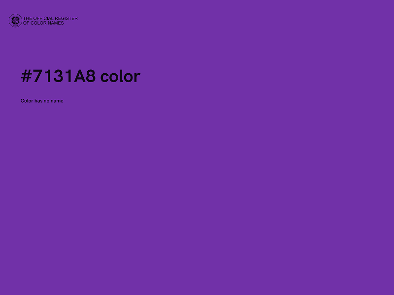 #7131A8 color image