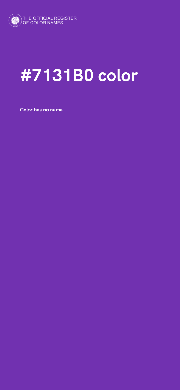 #7131B0 color image
