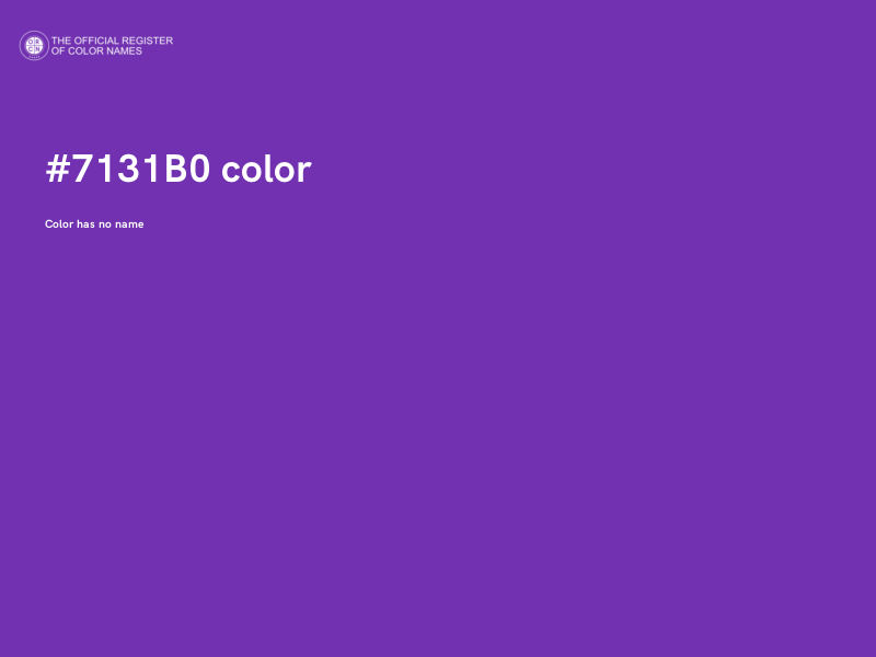 #7131B0 color image