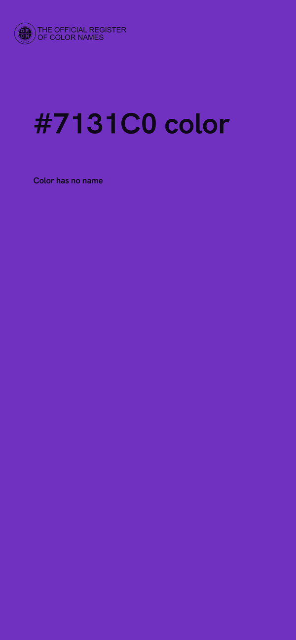 #7131C0 color image