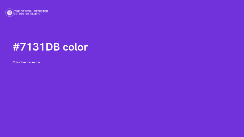 #7131DB color image