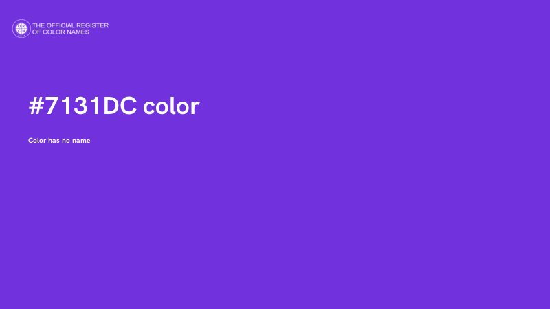 #7131DC color image