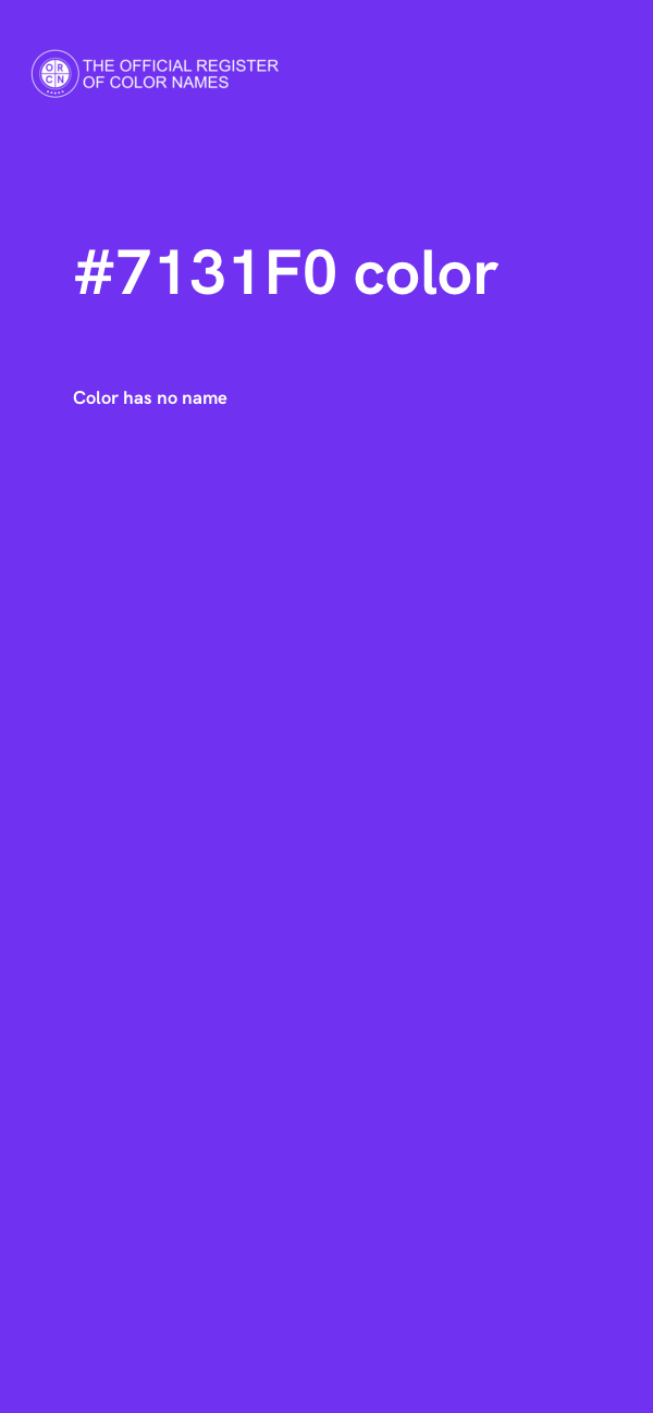 #7131F0 color image