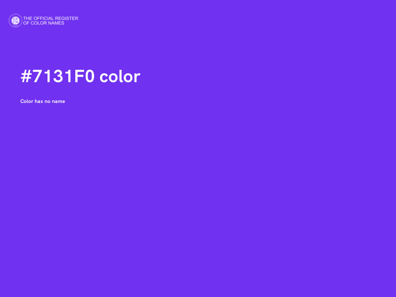 #7131F0 color image